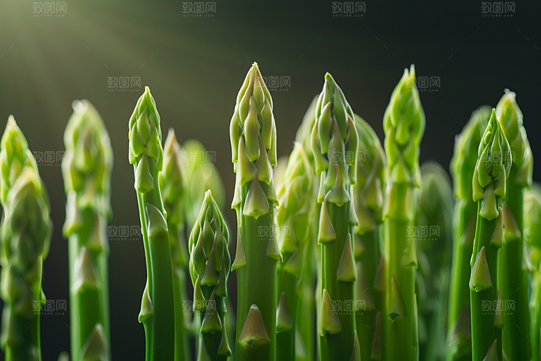 芦笋轻食蔬菜摄影图