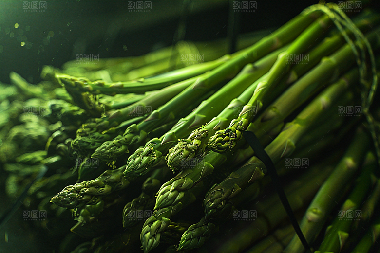 芦笋蔬菜自然摄影图