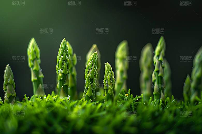 芦笋抗癌轻食摄影图