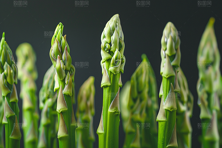 芦笋健康食品健身餐摄影图