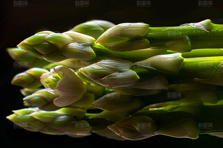 芦笋自然健康食品摄影图