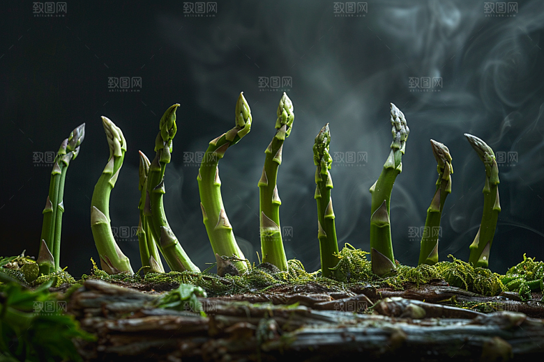 芦笋轻食轻食摄影图