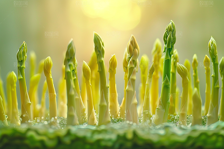 芦笋轻食自然摄影图