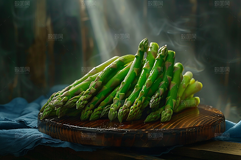 芦笋蔬菜自然摄影图