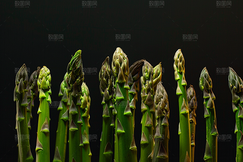 芦笋健康食品轻食摄影图