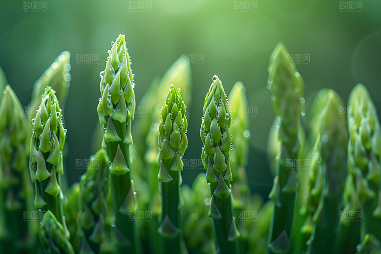 芦笋绿色轻食摄影图