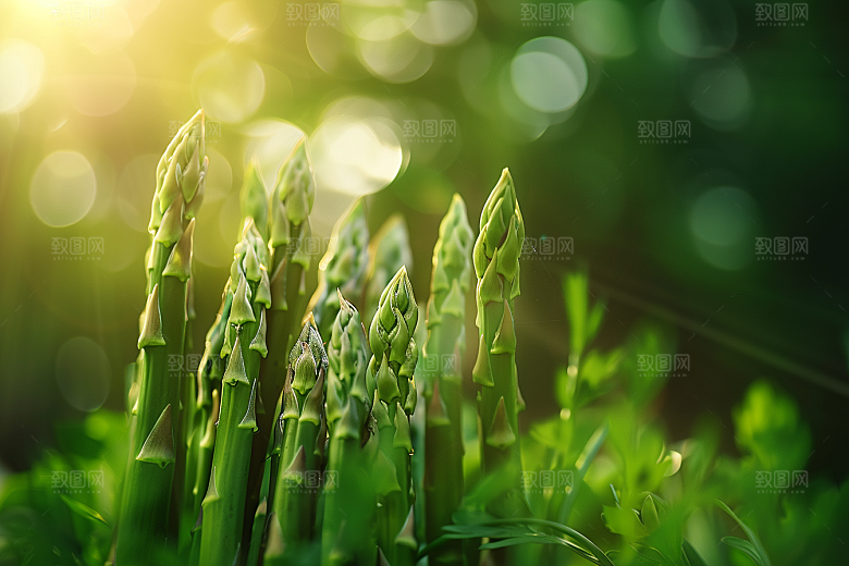 芦笋轻食食材摄影图