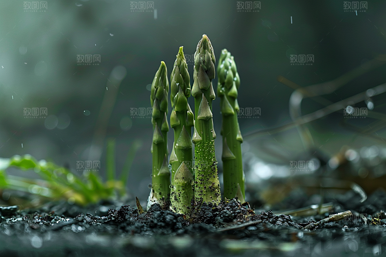 芦笋蔬菜食材摄影图