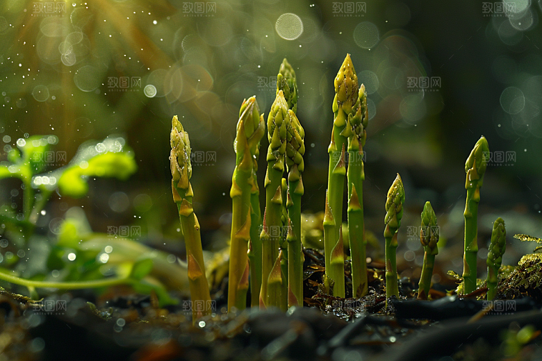 芦笋抗癌食材摄影图