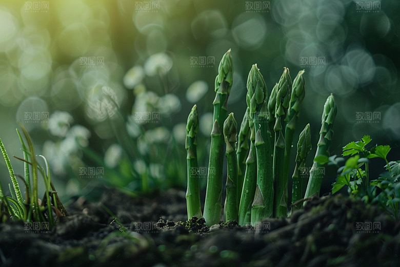 芦笋蔬菜抗癌摄影图