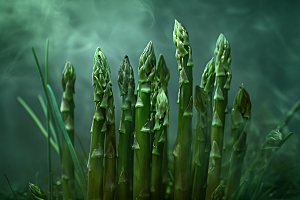 芦笋自然健康食品摄影图