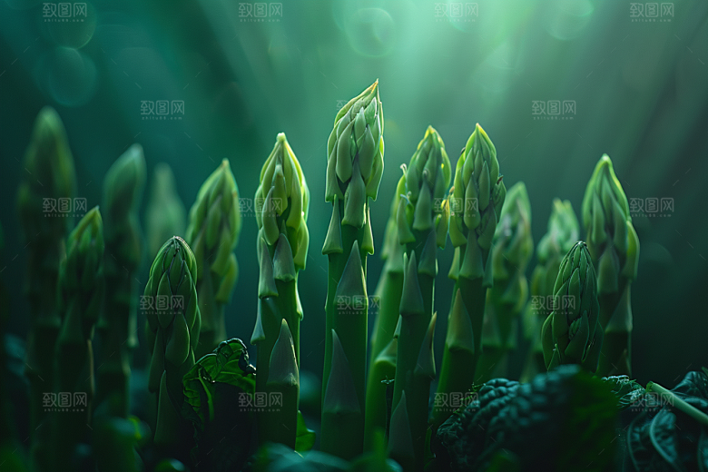 芦笋抗癌绿色摄影图