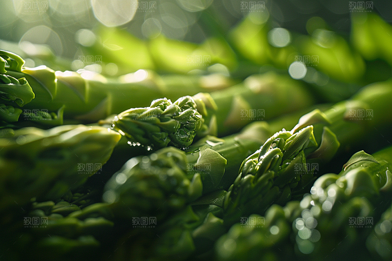 芦笋自然绿色摄影图