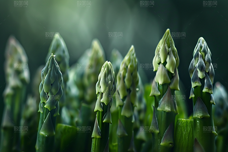 芦笋绿色轻食摄影图