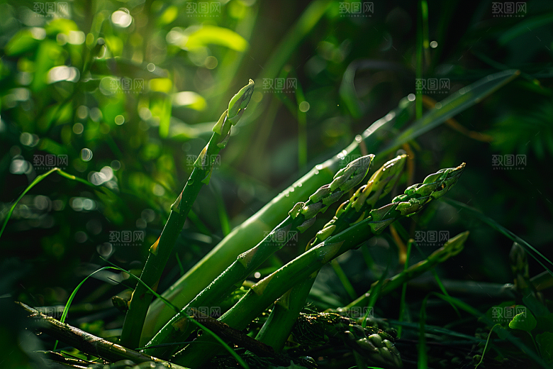 芦笋高清蔬菜摄影图