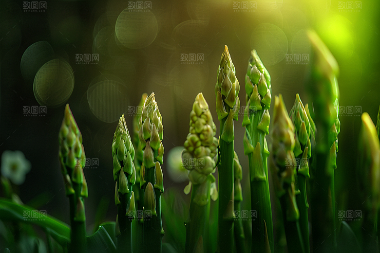芦笋轻食食材摄影图