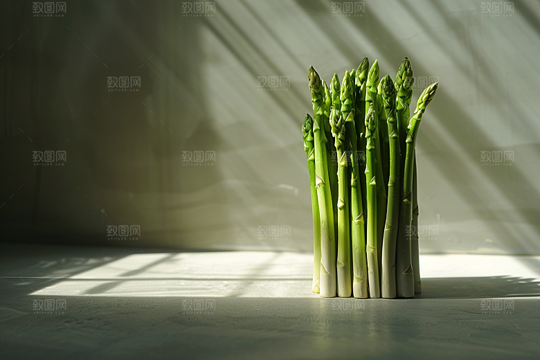 芦笋抗癌蔬菜摄影图