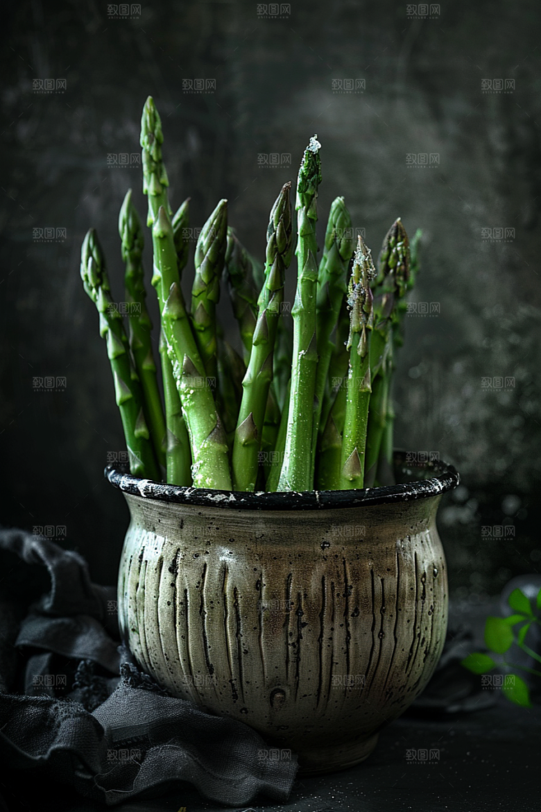 芦笋蔬菜食材摄影图