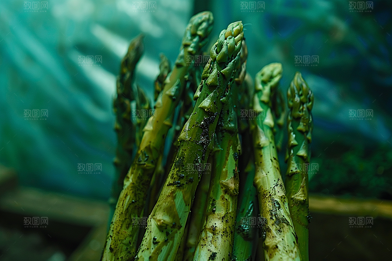芦笋自然轻食摄影图