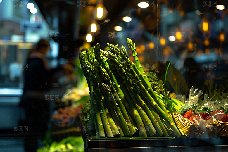 芦笋蔬菜健康食品摄影图