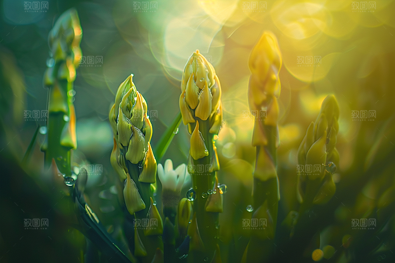 芦笋绿色蔬菜摄影图