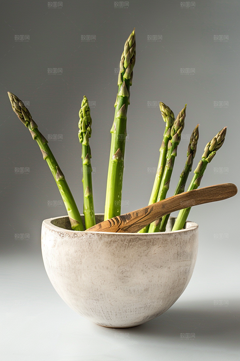 芦笋蔬菜食材摄影图