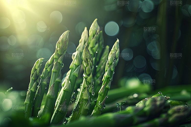 芦笋自然蔬菜摄影图