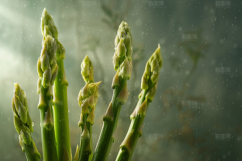 芦笋绿色食材摄影图