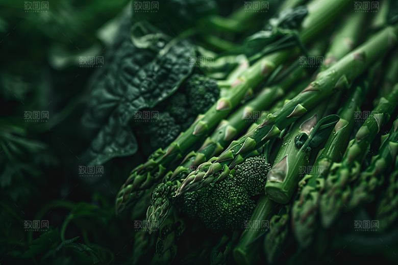 芦笋轻食蔬菜摄影图