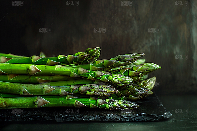 芦笋轻食食材摄影图