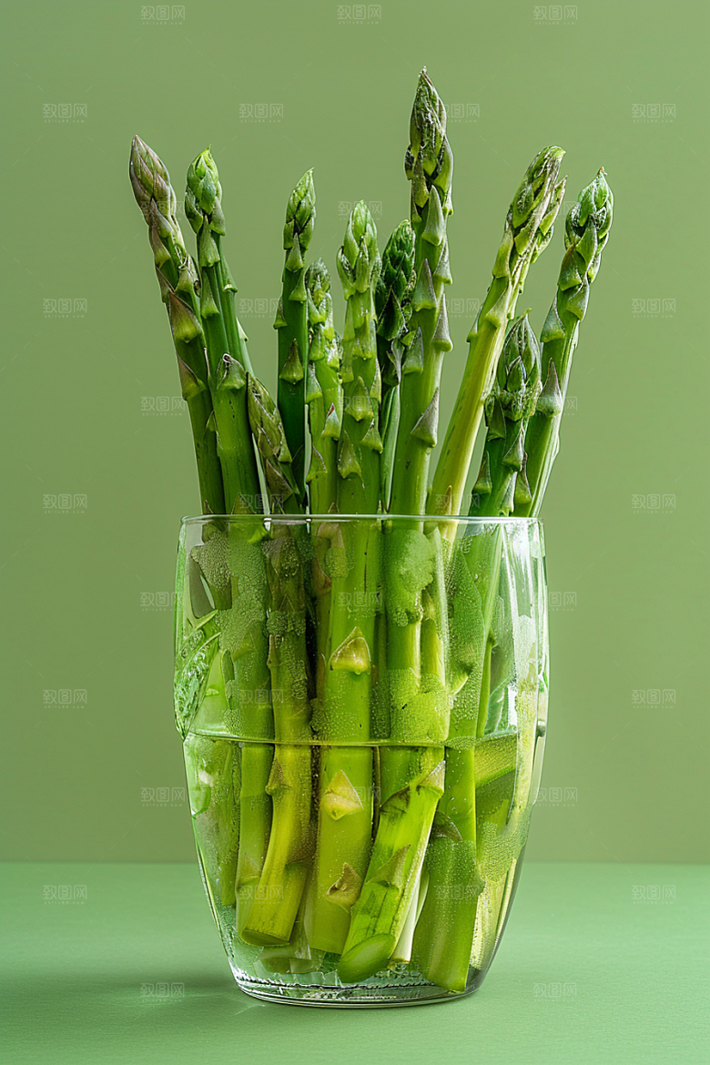 芦笋自然蔬菜摄影图