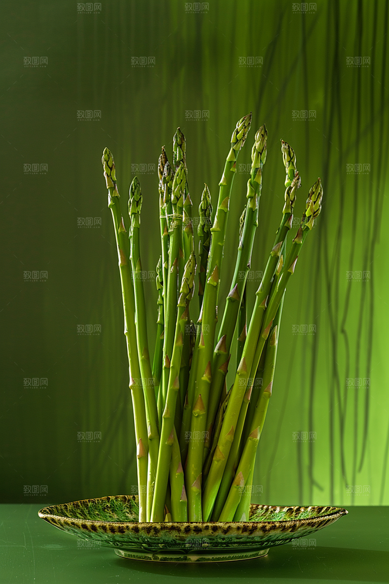 芦笋轻食蔬菜摄影图