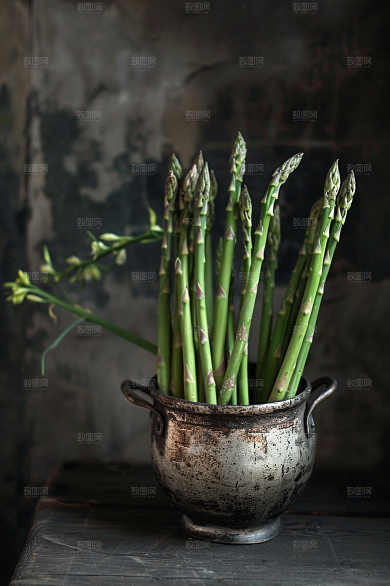 芦笋食材高清摄影图