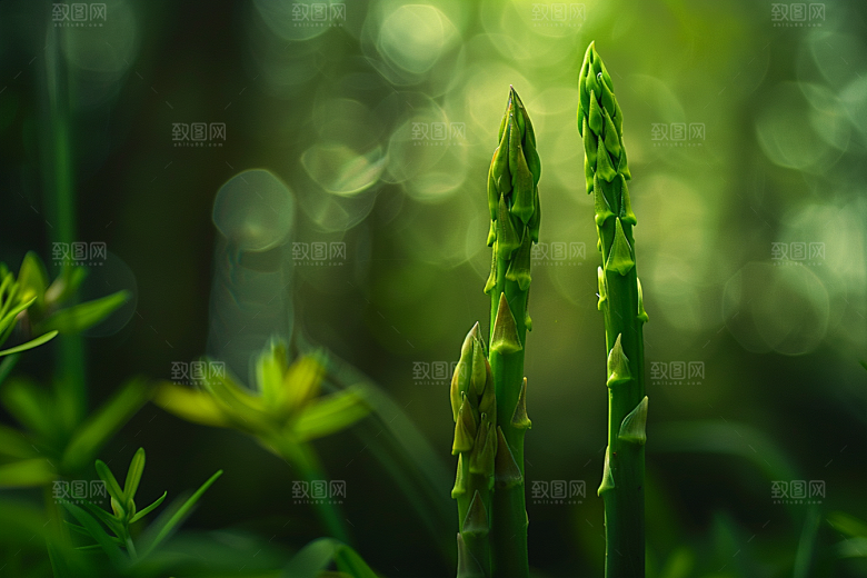 芦笋轻食食材摄影图