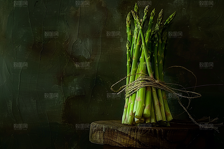 芦笋蔬菜绿色摄影图