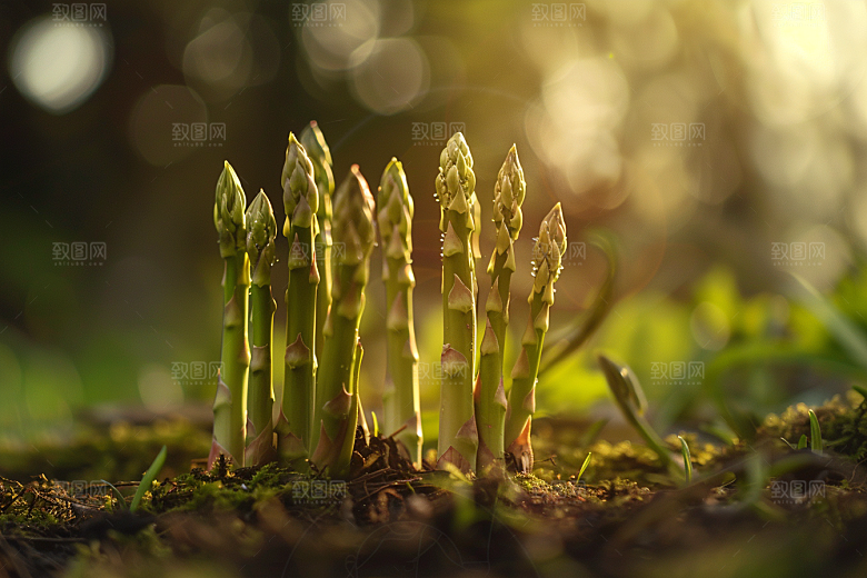 芦笋轻食蔬菜摄影图
