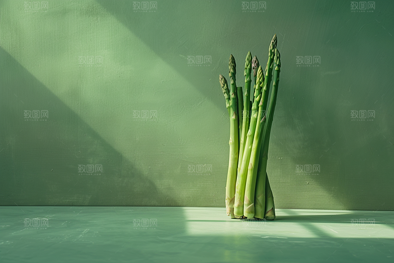 芦笋健康食品自然摄影图