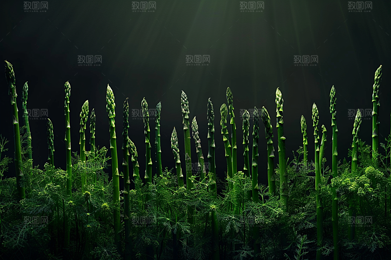 芦笋自然高清摄影图