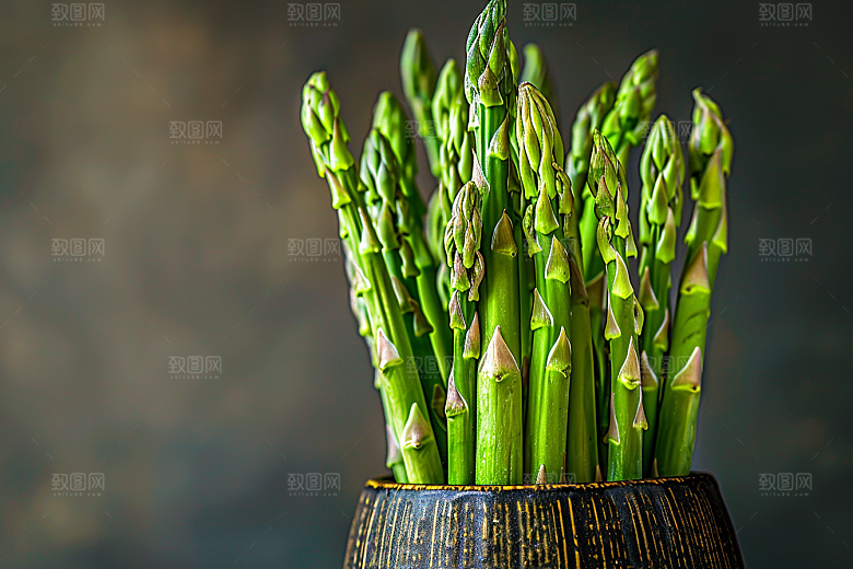 芦笋轻食抗癌摄影图