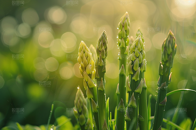 芦笋蔬菜健身餐摄影图