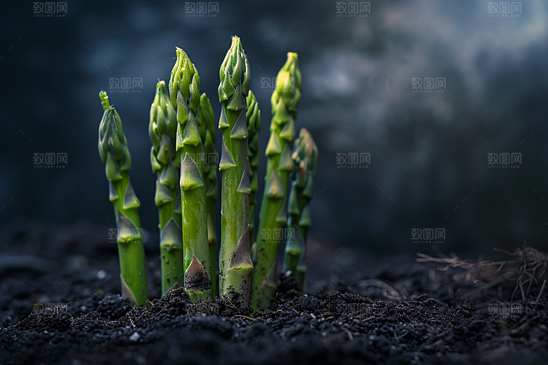 芦笋抗癌轻食摄影图