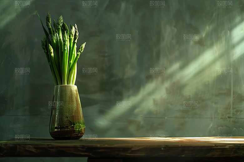 芦笋轻食高清摄影图
