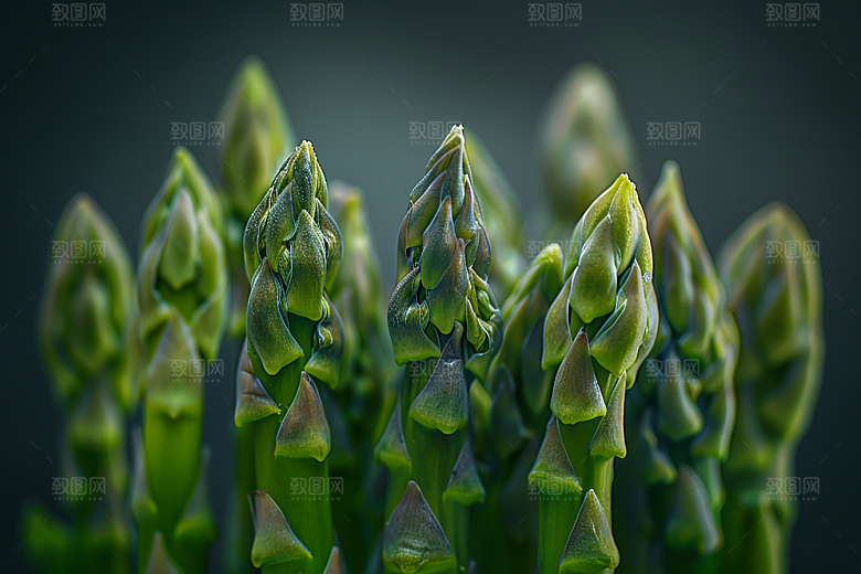 芦笋绿色轻食摄影图
