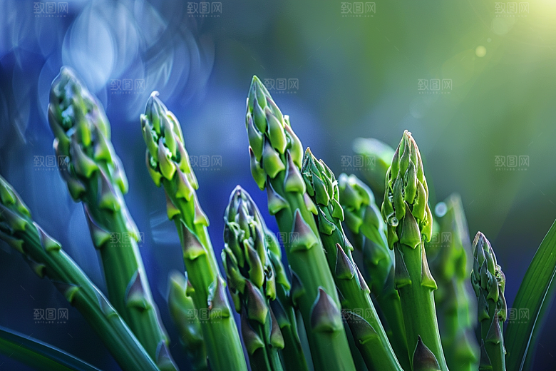 芦笋高清绿色摄影图