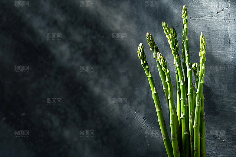 芦笋食材轻食摄影图