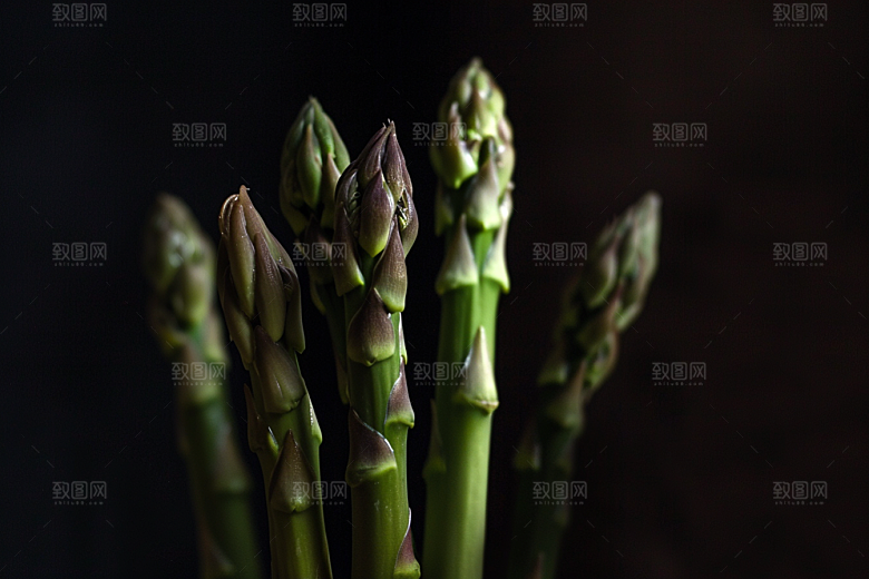芦笋轻食食材摄影图