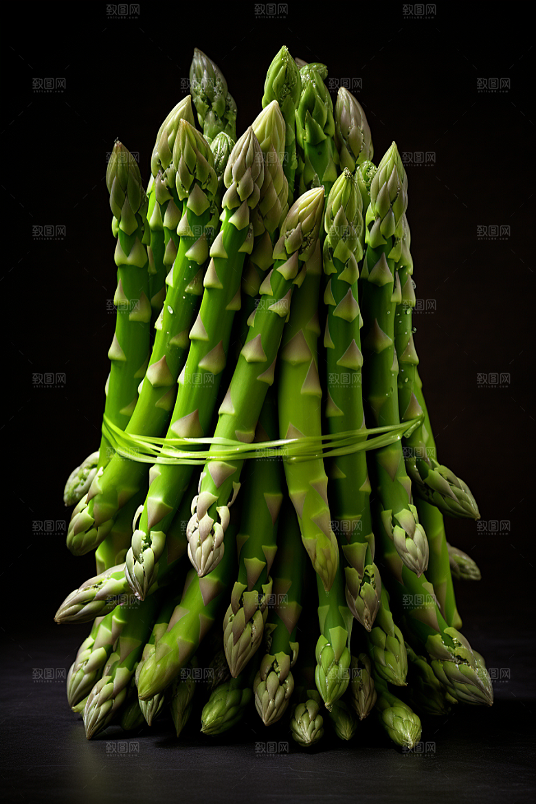 芦笋自然食材摄影图