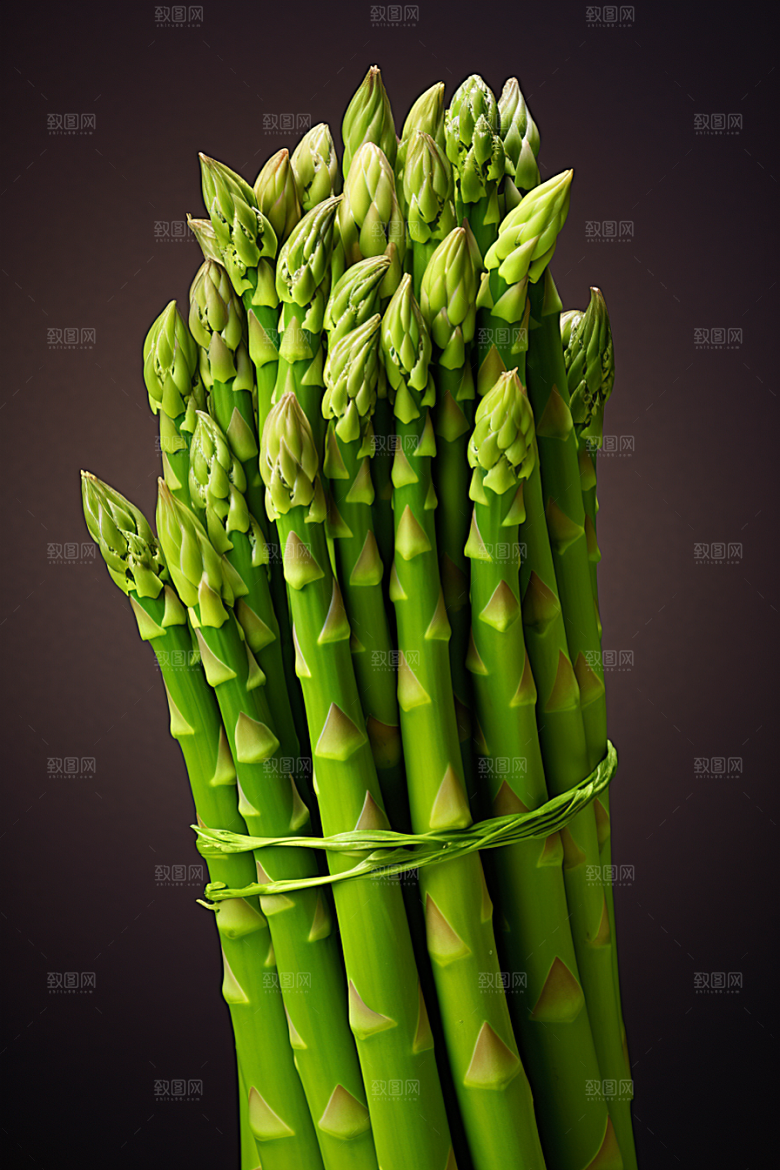 芦笋轻食食材摄影图