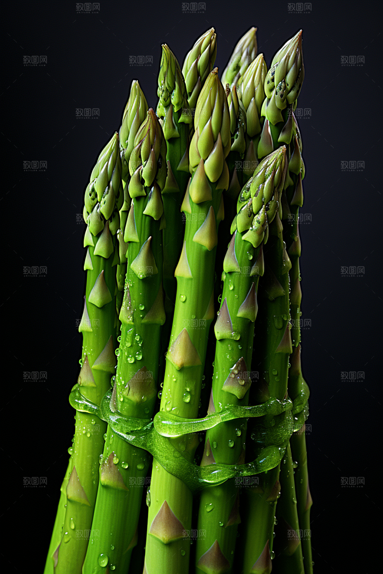 芦笋蔬菜自然摄影图