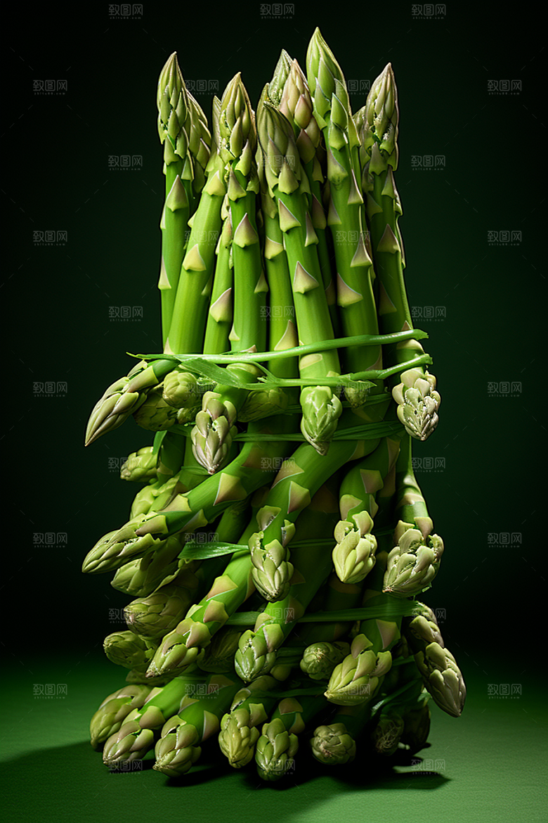 芦笋轻食高清摄影图